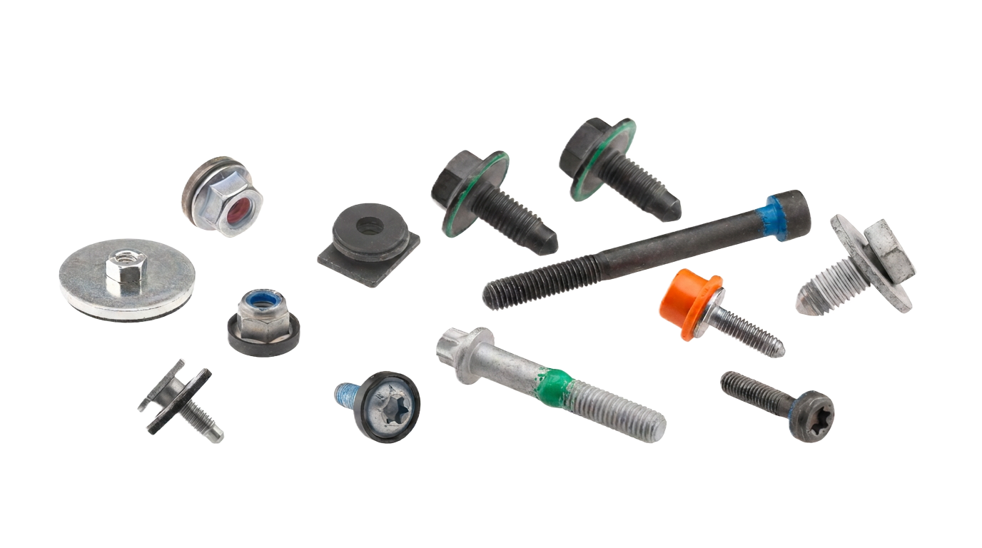 Nedschroef sealing and insulation fasteners — bolts, screws, nuts and washers with integrated sealing and coating